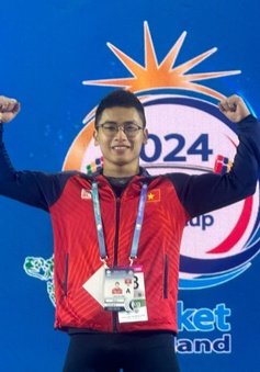 Lực sĩ Trịnh Văn Vinh giành vé thứ 6 dự Olympic Paris 2024