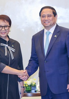 Thủ tướng Phạm Minh Chính tiếp Bộ trưởng Ngoại giao Indonesia Retno Marsudi