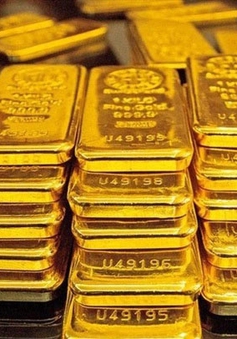 Giá vàng tiếp tục đi xuống tại châu Á