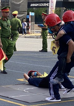 TP Hồ Chí Minh: 22 đội tuyển tham gia Hội thi nghiệp vụ chữa cháy và cứu nạn, cứu hộ