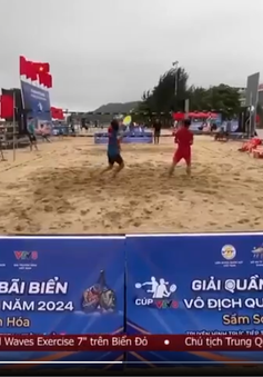 Kết quả vòng bán kết Giải quần vợt bãi biển vô địch quốc gia Cúp VTV8 năm 2024