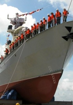 Quân chủng Hải quân tiếp nhận hai tàu tên lửa hiện đại