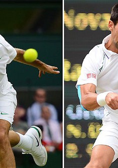 Novak Djokovic thư hùng với Roger Federer tại Chung kết Wimbledon 2014