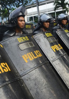 Công bố kết quả bầu cử Indonesia: Hơn 20.000 cảnh sát được huy động 
