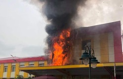 Kịp thời dập tắt đám cháy tại bệnh viện trẻ em Hải Phòng
