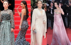 Sao Hoa ngữ so kè trên thảm đỏ Liên hoan phim Cannes