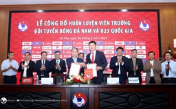 Ông Kim Sang Sik chính thức đảm nhiệm vị trí HLV trưởng Đội tuyển Nam và Đội tuyển U23 quốc gia