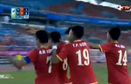 Minh Tuấn mở tỷ số cho U23 Việt Nam từ chấm 11m