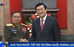 Chủ tịch nước tiếp Bộ trưởng Quốc phòng Lào