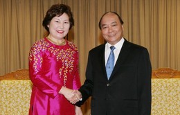 Phó Thủ tướng Nguyễn Xuân Phúc tiếp Giám đốc UNODC tại Việt Nam