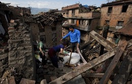 Nepal thiếu nhân lực để dọn dẹp đống đổ nát