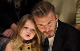 David Beckham không muốn cắt tóc của bé Harper