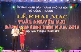 Khởi động tháng khuyến mại hàng Việt cho sinh viên 2015