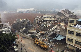 Lở đất tại Trung Quốc: 59 người mất tích, 33 tòa nhà bị vùi lấp