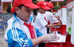 Trẻ em hưởng ứng Ngày Thế giới rửa tay với xà phòng