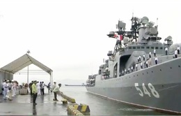Tàu chống ngầm của Hải quân Nga cập cảng Tiên Sa, Đà Nẵng