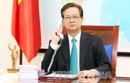 Thủ tướng Nguyễn Tấn Dũng điện đàm với Thủ tướng Nhật Bản