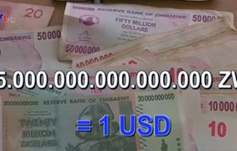 Zimbabwe loại bỏ đồng nội tệ vì siêu lạm phát