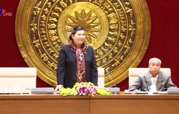 Phó Chủ tịch Quốc hội Tòng Thị Phóng tiếp cựu đại biểu Quốc hội tỉnh Vĩnh Phúc