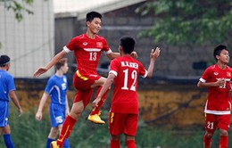 VIDEO: Thắng dễ U16 Singapore, U16 Việt Nam giành ngôi nhất bảng A