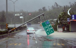 Bão Meranti gây mưa lớn ở tỉnh Phúc Kiến (Trung Quốc)