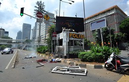 Những hình ảnh đẫm máu về vụ khủng bố ở Jakarta