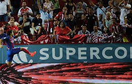 VIDEO, Xem lại trận đấu: Sevilla 0-2 Barcelona (Lượt đi Siêu cúp TBN 2016)