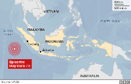 Indonesia bỏ cảnh báo sóng thần sau động đất mạnh 7,9 độ richter