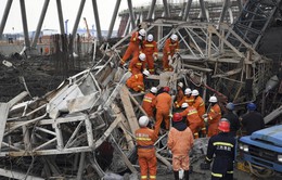 Trung Quốc: Nạn nhân thiệt mạng vụ sập công trình xây dựng tăng chóng mặt