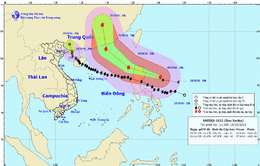 Bão số 7 suy yếu thành áp thấp, siêu bão Haima gần Biển Đông