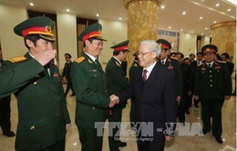 Tổng Bí thư làm việc với Bộ Tư lệnh Thủ đô Hà Nội
