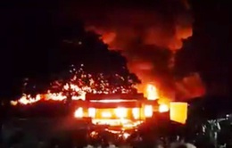 Cháy chợ lớn nhất huyện Hương Khê, Hà Tĩnh