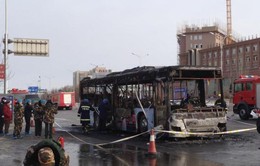 Cháy xe bus tại Trung Quốc, ít nhất 44 người thương vong