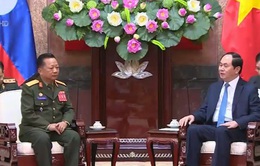 Chủ tịch nước tiếp Bộ trưởng Quốc phòng Lào