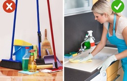 10 lỗi thường mắc phải khi dọn dẹp nhà cửa
