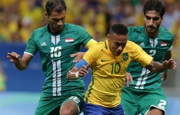 Olympic Rio 2016: Hòa 0-0 Iraq, chủ nhà Brazil nguy cơ bị loại ở vòng bảng