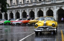 Ngất ngây với dàn xe cổ siêu đẹp trên đường phố Cuba