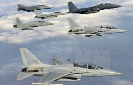 Không quân Hàn Quốc tập trận mô phỏng tình huống chiến tranh