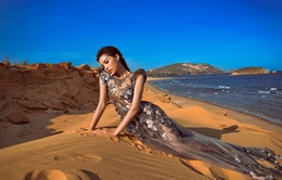 Hoa hậu Kỳ Duyên khoe dáng nuột nà trên bãi cát
