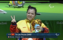 Paralympic Rio 2016: Lực sĩ cử tạ Đặng Thị Linh Phượng giành HCĐ hạng cân 50kg