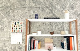 Những cách siêu chất để trang trí căn phòng với bản đồ