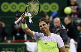 Ngược dòng vào vòng 2 Qatar Open, Nadal khen đối thủ vô danh