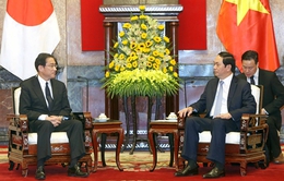 Chủ tịch nước Trần Đại Quang tiếp Bộ trưởng Ngoại giao Nhật Bản