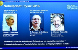 3 nhà khoa học Anh đoạt giải Nobel Vật lý 2016