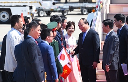 Thủ tướng tới Nagoya, bắt đầu thăm Nhật Bản và dự Hội nghị G7 mở rộng