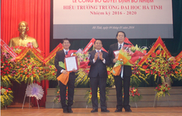 PGS Nguyễn Đình Thọ được bổ nhiệm làm Hiệu trưởng trường ĐH Hà Tĩnh