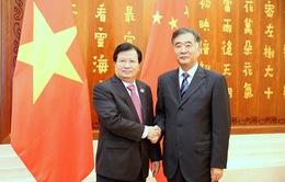 Phó Thủ tướng Trịnh Đình Dũng hội kiến Phó Thủ tướng Trung Quốc