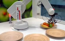 Cánh tay robot thu hoạch trái cây