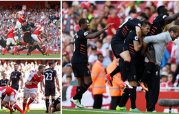 Arsenal gục ngã trước Liverpool trong trận cầu điên rồ