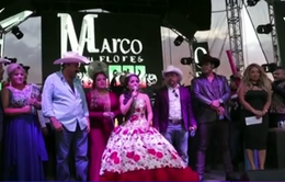 Lễ trưởng thành ấn tượng của cô gái 15 tuổi ở Mexico